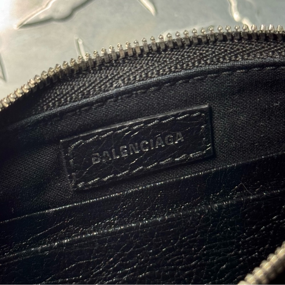 Balenciaga Mini Le Cagole Chain Bag in Black - Picture 7 of 7